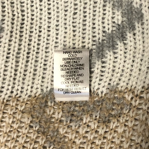 " C " AZTEC DRAPE OPEN FRONT CARDIGAN - Picture 5 of 7